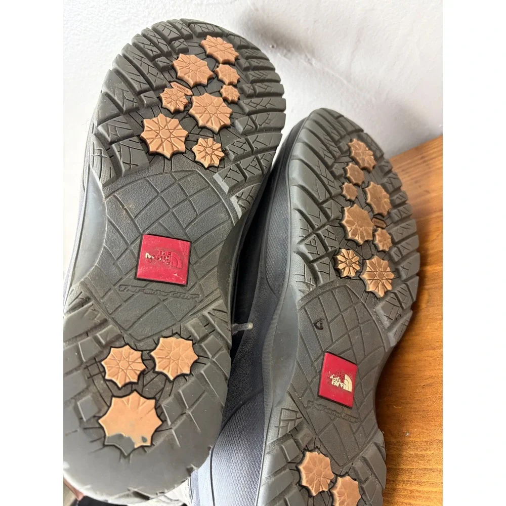 The North Face Shellista III Mid Grey Waterproof Insulated Snow Boots Womens 7